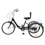 Електровелосипед триколісний LVLONG 500W 48V 20Ah 24″
